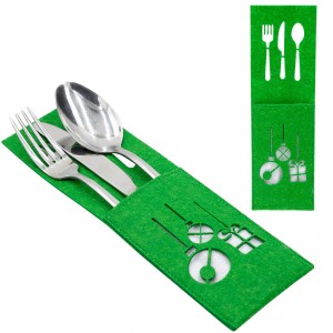 ŚWIĄTECZNE ETUI POKROWCE NA SZTUĆCE ŚWIĘTA