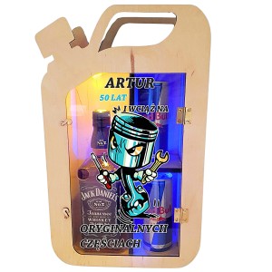Kanister PREZENT dla Mężczyzny KOLEGI TATY DZIADKA CZŁOPAKA urodziny Kawalerskie różne OKAZJE