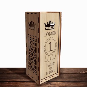 PERSONALIZOWANA SKRZYNKA NA WHISKY PREZENT DLA OJCA CHŁOPAKA MĘŻA URODZINY