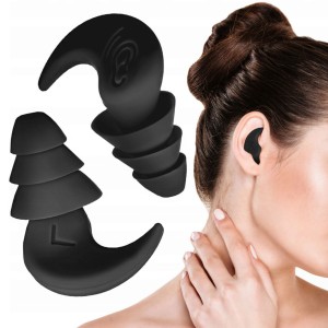 Zatyczki SHARK  do uszu na basen dla dzieci dorosłych Stopery do uszu do pływania