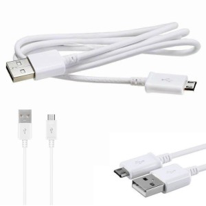 Kabel USB - micro USB Szybkie ładaowanie 1m BIAŁY 2.4A