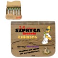Zastrzyk gotówki ŚMIESZNY PREZENT na 18 URODZINY pudełko na pieniądze