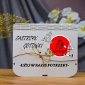 Zastrzyk gotówki na 18 URODZINY pudełko na pieniądze ŚMIESZNY PREZENT