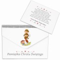 KOPERTA NA CHRZEST ŚWIĘTY PUDEŁKO NA PIENIĄDZE PREZENT PAMIĄTKA CHRZTU