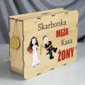 SKARBONKA MAŁŻEŃSKA KARNA PREZENT ROCZNICA ŚLUB MŁODA PARA UPOMINEK