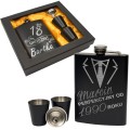PREZENT Mężczyzny URODZINY 18 40 50 60 70 piersiówka CHŁOPAKA jagermeister