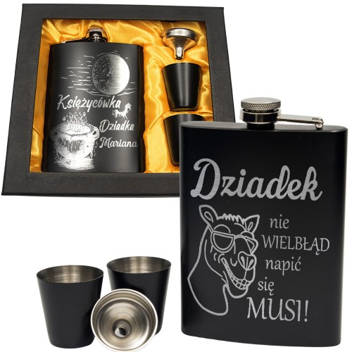 PREZENT dla Dziadka URODZINY 40 50 60 70 80 piersiowka jagermeister ALKOHOL