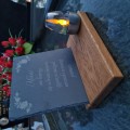 SOLARNY ZNICZ LED STATUETKA NA CMENTARZ GRÓB DUŻA DĄB