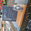 SOLARNY ZNICZ LED STATUETKA NA CMENTARZ GRÓB DUŻA DĄB