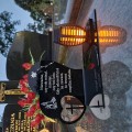 SOLARNY ZNICZ LED STATUETKA SERCE NA CMENTARZ GRÓB DUŻA