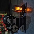 SOLARNY ZNICZ LED STATUETKA SERCE NA CMENTARZ GRÓB DUŻA