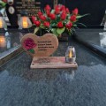SOLARNY ZNICZ LED STATUETKA NA CMENTARZ GRÓB DUŻA