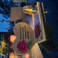 SOLARNY ZNICZ LED STATUETKA NA CMENTARZ GRÓB DUŻA