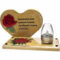 SOLARNY ZNICZ LED STATUETKA NA CMENTARZ GRÓB DUŻA