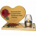 SOLARNY ZNICZ LED STATUETKA NA CMENTARZ GRÓB DUŻA