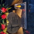 SOLARNY ZNICZ LED STATUETKA NA CMENTARZ GRÓB DUŻA