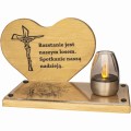 SOLARNY ZNICZ LED STATUETKA NA CMENTARZ GRÓB DUŻA