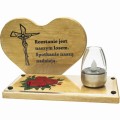 SOLARNY ZNICZ LED STATUETKA NA CMENTARZ GRÓB DUŻA