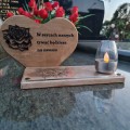 SOLARNY ZNICZ LED STATUETKA NA CMENTARZ GRÓB DUŻA