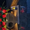 SOLARNY ZNICZ LED STATUETKA NA CMENTARZ GRÓB DUŻA