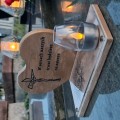 SOLARNY ZNICZ LED STATUETKA NA CMENTARZ GRÓB DUŻA