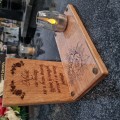 SOLARNY ZNICZ LED STATUETKA NA CMENTARZ GRÓB DUŻA DĄB