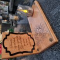 SOLARNY ZNICZ LED STATUETKA NA CMENTARZ GRÓB DUŻA DĄB