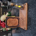 SOLARNY ZNICZ LED STATUETKA NA CMENTARZ GRÓB DUŻA DĄB