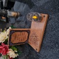 SOLARNY ZNICZ LED STATUETKA NA CMENTARZ GRÓB DUŻA DĄB