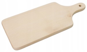 DESKA DO KROJENIA SERWOWANIA 31x13 CM BUK GRUBA