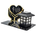 Solarny znicz LED STATUETKA NA CMENTARZ GRÓB DUŻA wieczna lampka nagrobna