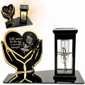 Solarny znicz LED STATUETKA NA CMENTARZ GRÓB DUŻA wieczna lampka nagrobna