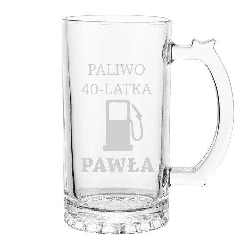 KUFEL DO PIWA Z GRAWEREM PREZENT DLA FACETA NIEGO TATY NA 18-99 URODZINY
