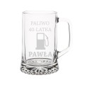 KUFEL DO PIWA Z GRAWEREM PREZENT DLA FACETA NIEGO TATY NA 18-99 URODZINY