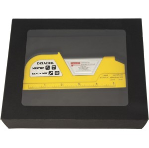 Poziomica Laserowa z Miarą miarką POMYSŁ NA PREZENT dla dziadka na święta