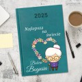 KALENDARZ PLANER TERMINARZ PERSONALIZOWANY 2025r A5 PREZENT NA DZIEŃ BABCI
