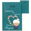 KALENDARZ PLANER TERMINARZ PERSONALIZOWANY 2025r A5 PREZENT NA DZIEŃ BABCI