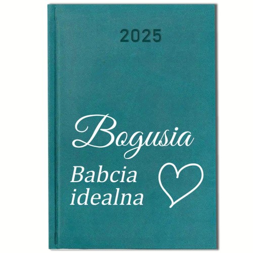 KALENDARZ PLANER TERMINARZ PERSONALIZOWANY 2025 A5 PREZENT NA DZIEŃ BABCI