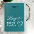 KALENDARZ PLANER TERMINARZ PERSONALIZOWANY 2025 A5 PREZENT NA DZIEŃ BABCI