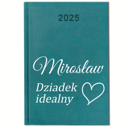 KALENDARZ PLANER TERMINARZ PERSONALIZOWANY 2025 A5 PREZENT NA DZIEŃ DZIADKA
