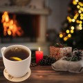 Podkładka pod kubek grawer drewniana GRINCH zestaw podkładki na stół