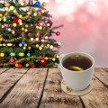 Podkładka pod kubek grawer drewniana GRINCH zestaw podkładki na stół