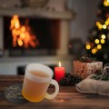 Podkładka pod kubek grawer drewniana GRINCH zestaw podkładki na stół Czarne