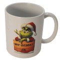 Zestaw Kubek i Podkładka pod kubek GRINCH zestaw świąteczny na stół białe