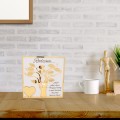 PERSONALIZOWANA RAMKA Z PODSTAWKĄ GRAWER OBRAZ DRZEWO RODZINA ZŁOTO ŚWIĘTA