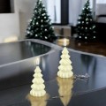 ŚWIECZKA LED CHOINKA Dekoracja Świąteczna Światło Prezent Ozdoba Do Domu 12cm