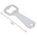 OTWIERACZ DO BUTELEK KAPSLI PIWA PUSZEK METALOWY UCHWYT DO KIESZENI 11CM
