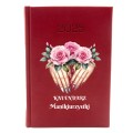 KALENDARZ KSIĄŻKOWY A5 2025 CZERWONY MANIKIURZYSTKA DZIENNY PLANER