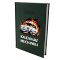 KALENDARZ KSIĄŻKOWY A5 2025 ZIELONY DLA MECHANIKA TERMINARZ PLANER AUTO