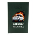 KALENDARZ KSIĄŻKOWY A5 2025 ZIELONY DLA MECHANIKA TERMINARZ PLANER AUTO